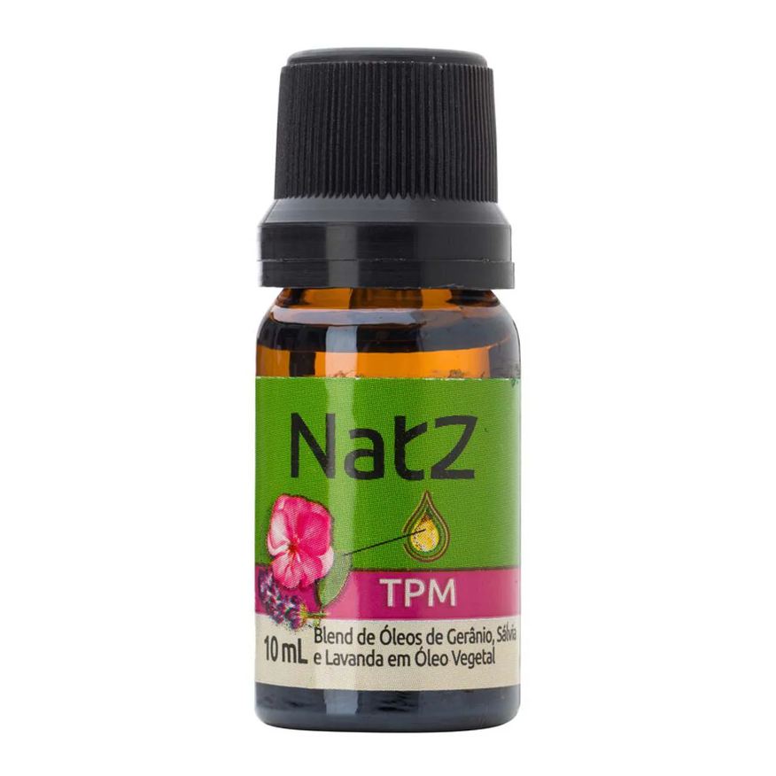 Essencial Óleo Natz TPM Gerânio, Sálvia e Lavanda 10ml