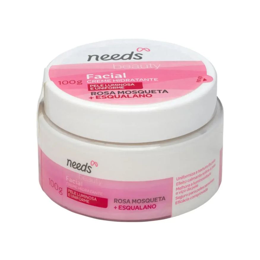 Needs Creme Hidratante Facial Beauty Rosa Mosqueta 100g