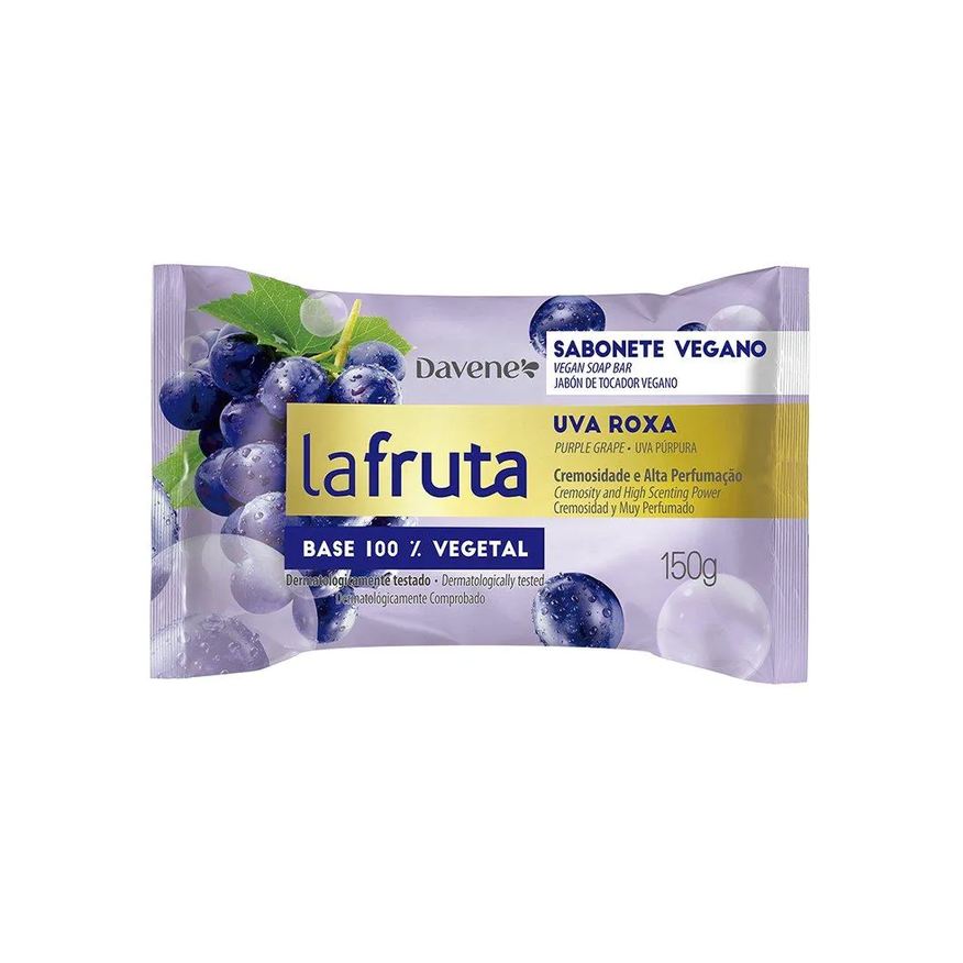 La Fruta Sabonete La-Fruta Uva Roxa 150g - Embalagem com 36 Unidades