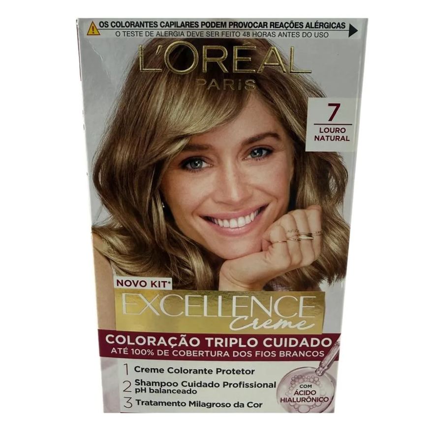 L'oréal Coloração Excellence de Paris 7 Louro Natural