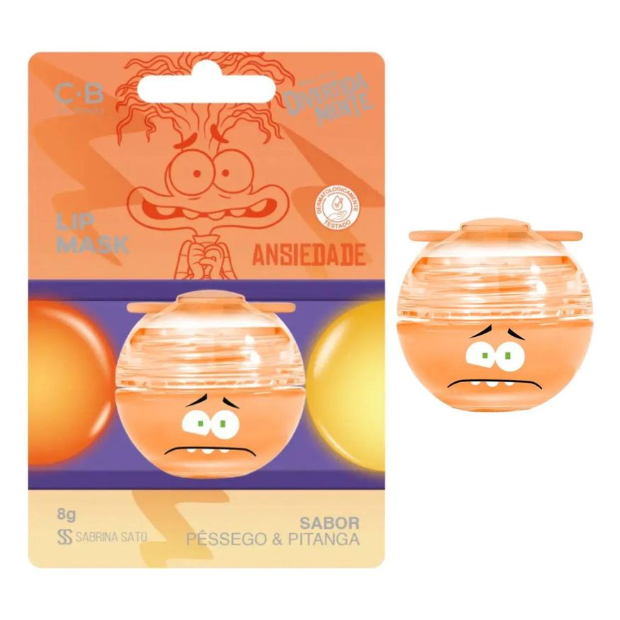 Cia Beauty Lip Mask Ansiedade Pêssego Divertida Mente e Sabrina Sato