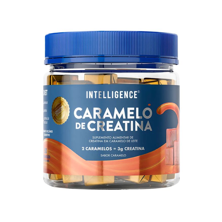 Intelligence Caramelo de Creatina 60 Unidades