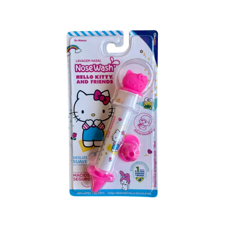 Nosewash Dispositivo para Lavagem Nasal Hello Kitty and Friends 10ml