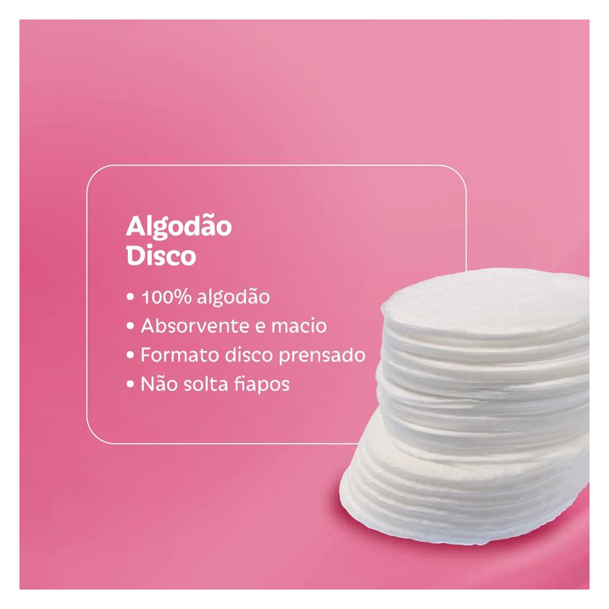 Needs Algodão Disco Beauty 50 Unidades