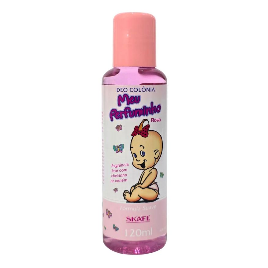 Skafe Deo Colônia Meu Perfuminho Cheirinho de Neném Rosa 120ml
