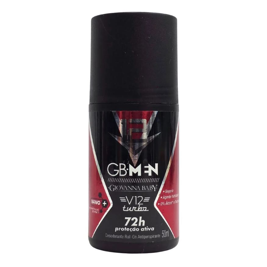 Giovanna Baby Desodorante Roll-On V12 Turbo Gb Men 72H Vegano 50ml