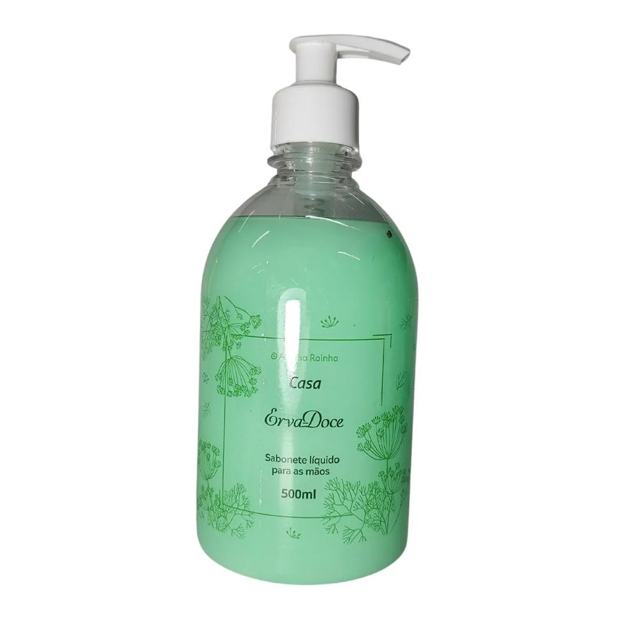 Abelha Rainha Sabonete Líquido para Mãos Erva Doce Casa 500ml