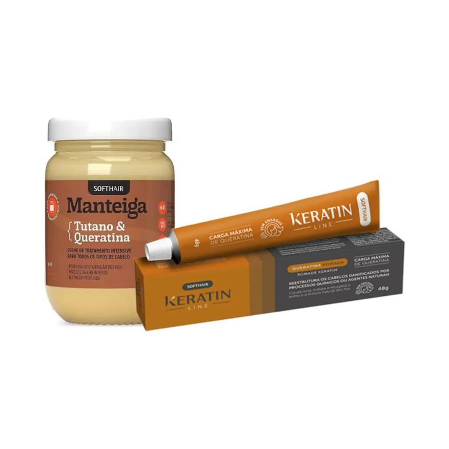 Soft Hair Kit Tutano + Queratina Reconstrução Capilar