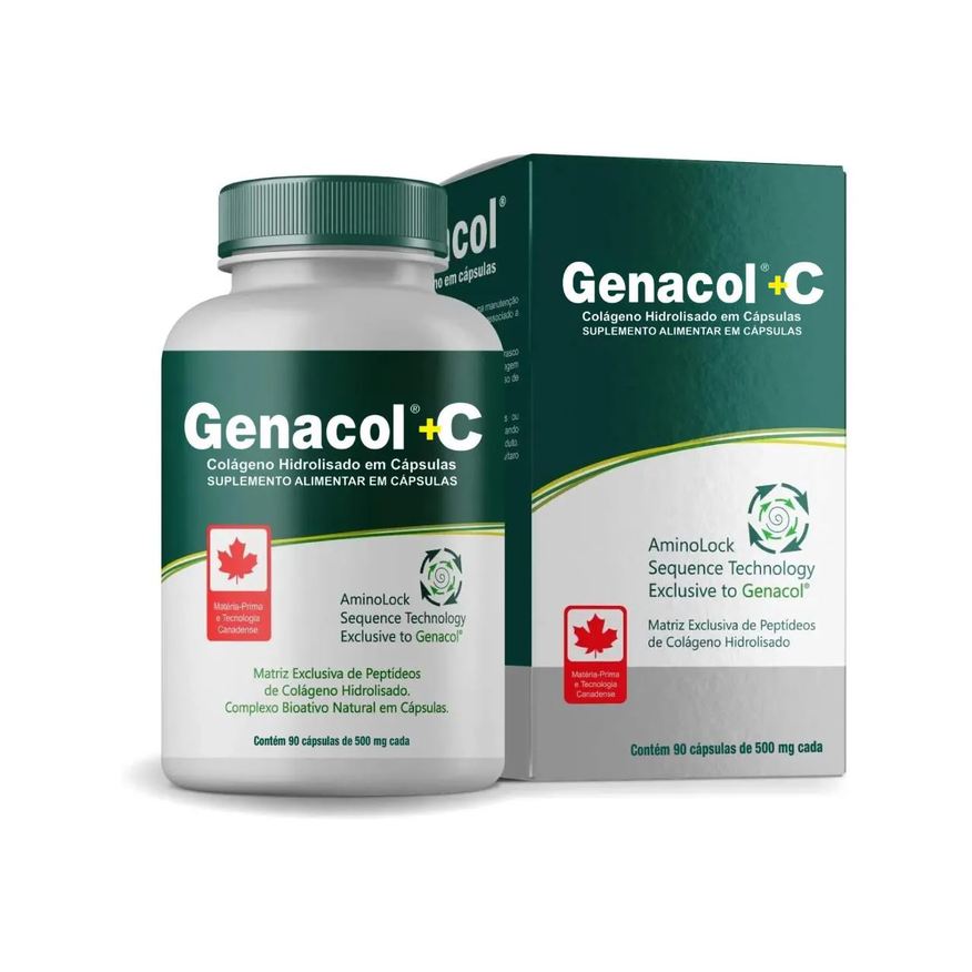 Genacol Novo +C 500mg com 90 Cápsulas