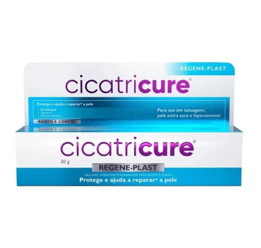 Regene-Plast Cicatricure Bálsamo Hidrante Rosto e Corpo 30g