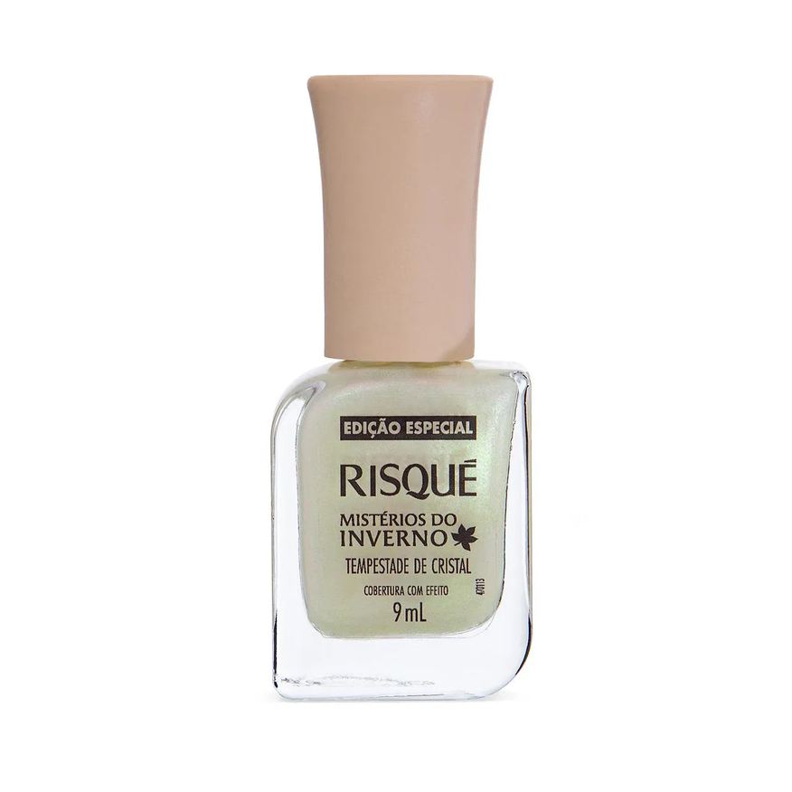 Risqué Esmalte Cobertura Com Efeito Mistérios do Inverno 9ml - Tempestade de Cristal