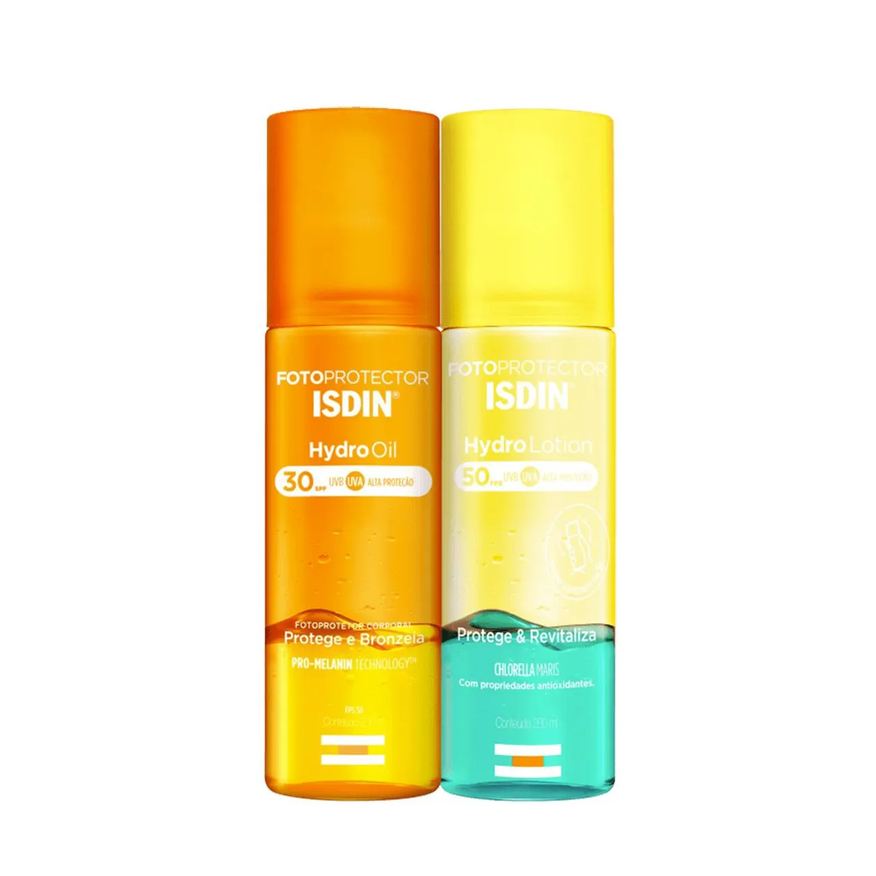 Isdin Kit Hydrooil Hydrolotion Protetor Solar (2 Produtos)