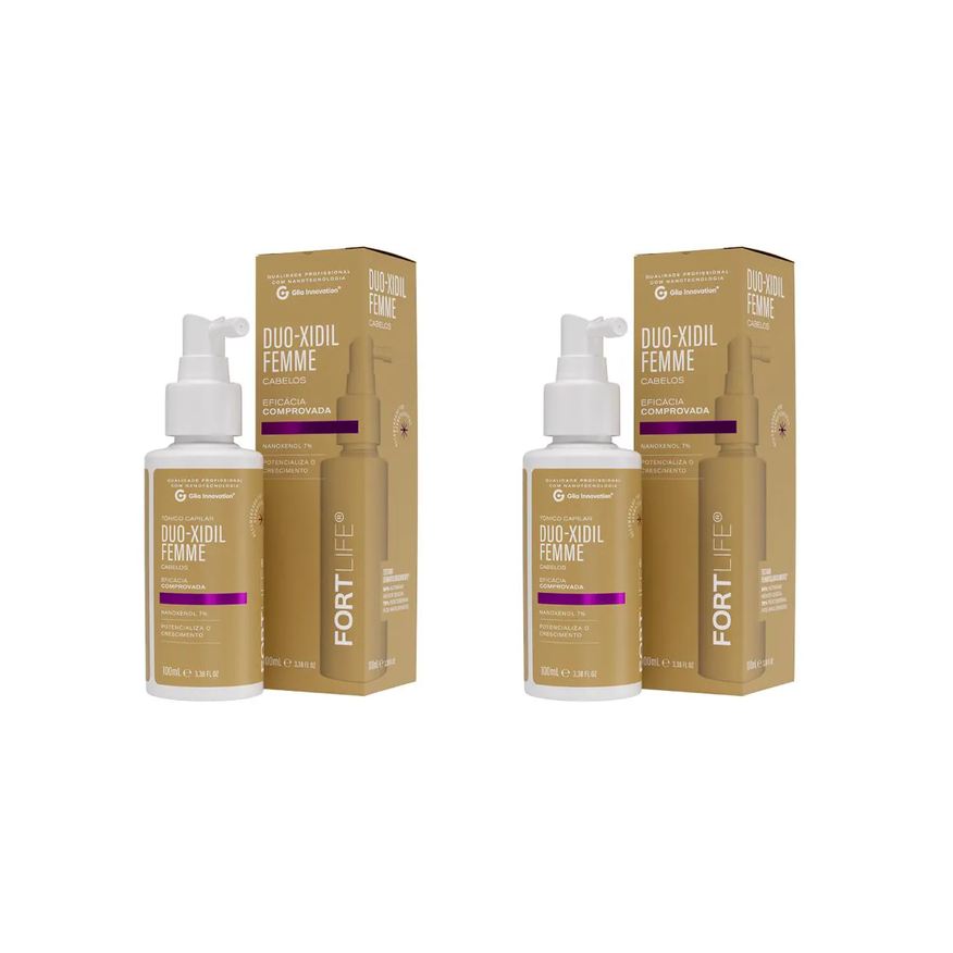 Fortlife Kit 2 Und Duo-Xidil Sray Femme 7% 100ml Cabelos