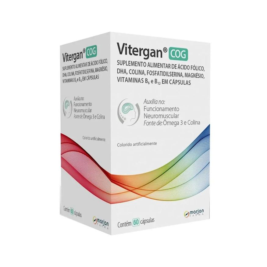 Marjan Polivitamínico Vitergan Cog 60 Cápsulas