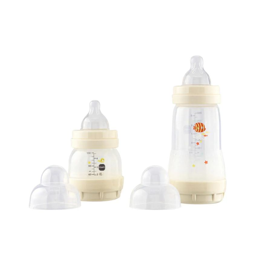 MAM Kit 2 Mamadeiras Easy Start Set 130/260ml Neutro