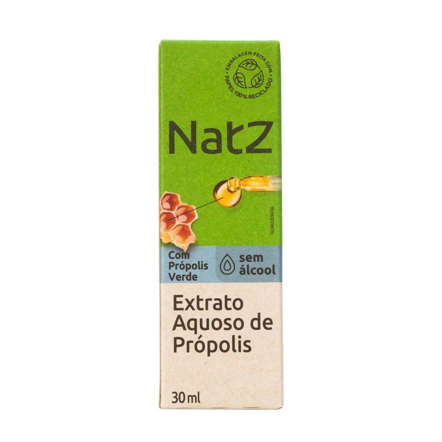 Aquoso Extrato de Própolis Verde Natz Sem Álcool 30ml