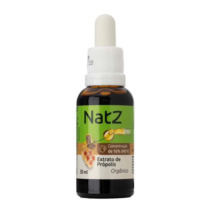 de Extrato Própolis Verde Orgânico 16% Natz 30ml