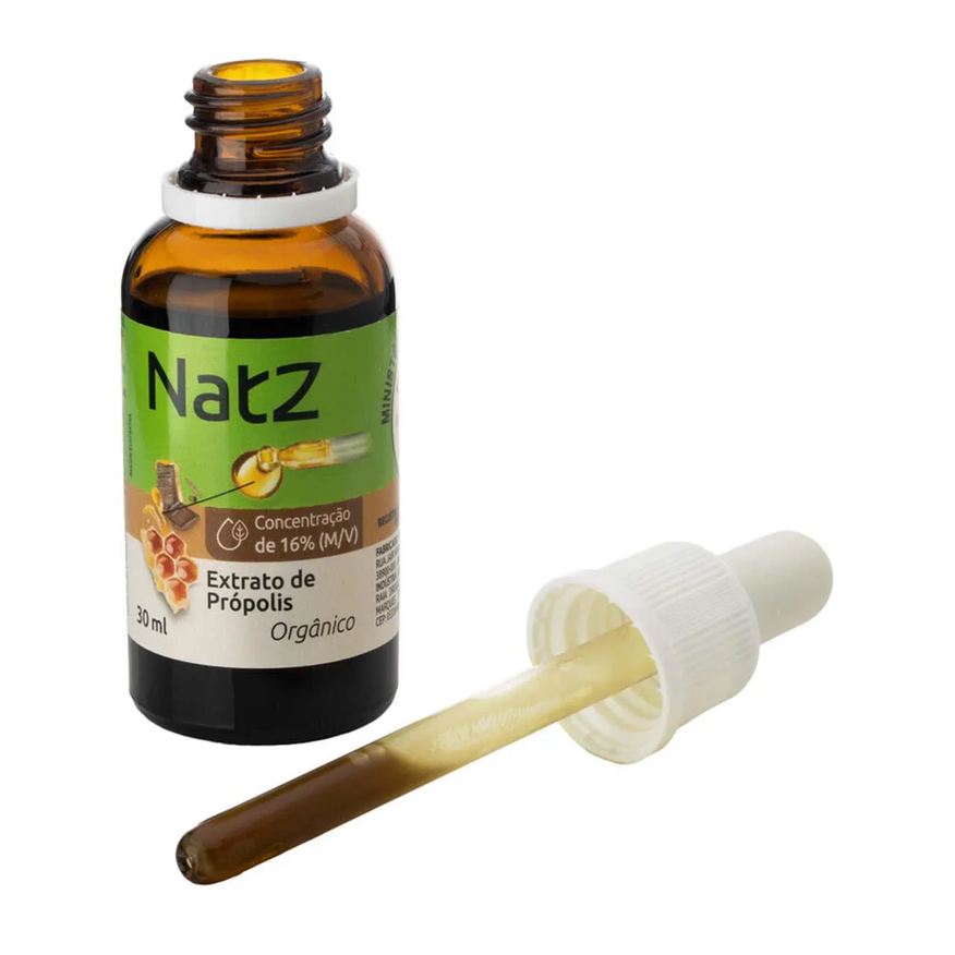 de Extrato Própolis Verde Orgânico 16% Natz 30ml