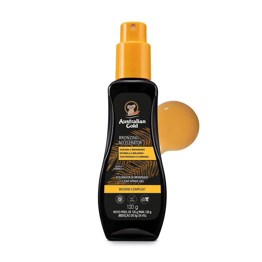 Australian Gold Acelerador de Bronzeado Clear Spray Gel 120g