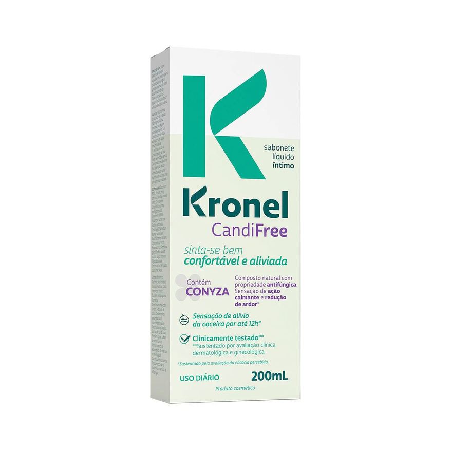 Kronel Sabonete Líquido Íntimo Candifree 200ml