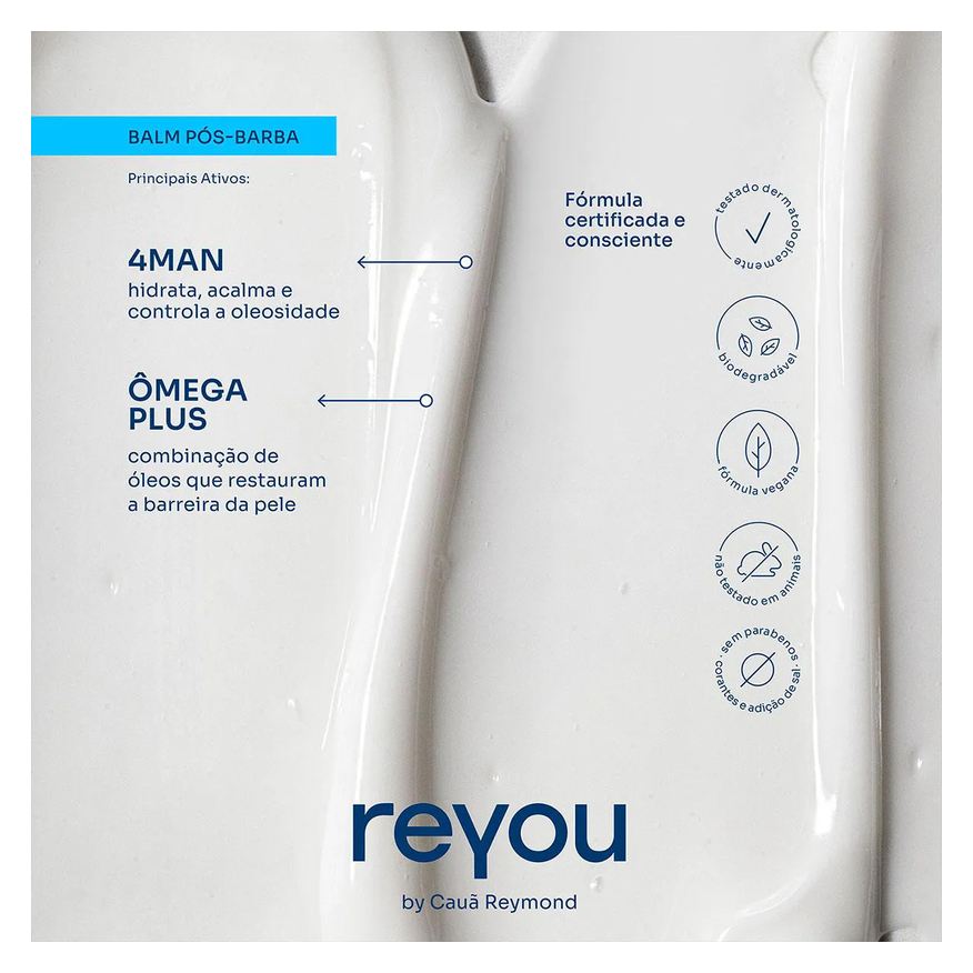 Pós-Barba Balm Reyou 120g