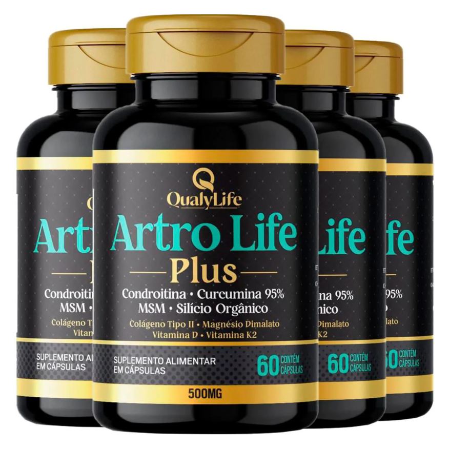 Qualylife Colágeno Tipo 2 Artro Life Plus 4 X 60 cápsulas