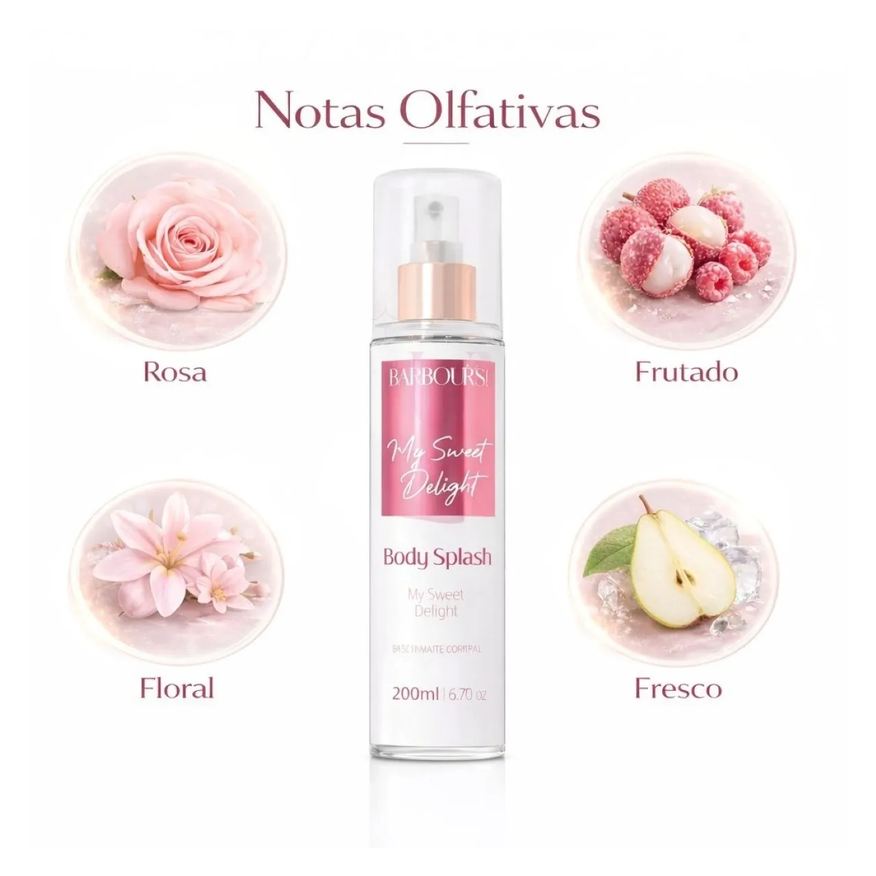 Splash Body Barbous Beauty My Sweet Delight 200ml