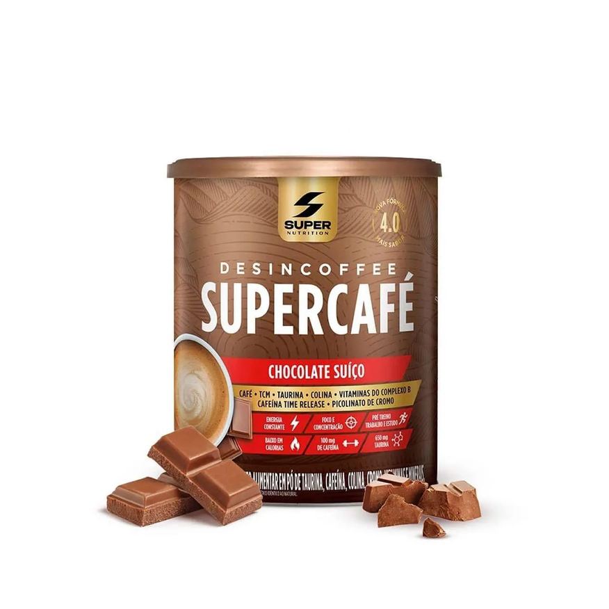 Desincha Supercafé - 220g Chocolate Suiço - Desinchá