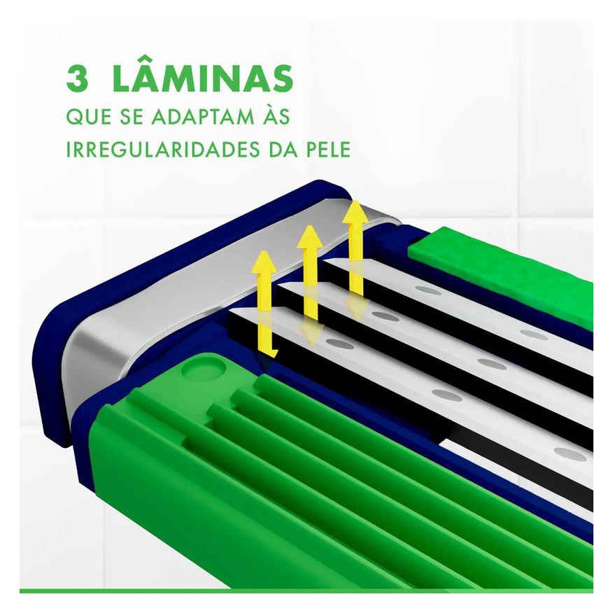 Gillette Aparelho de Barbear Prestobarba 3 Sensitive Aloe Vera 8 unidades