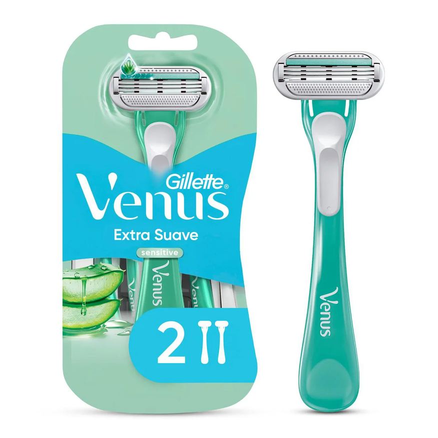 Gillette Aparelho de Depilar Venus Sensitive Feminino com 2 unidades