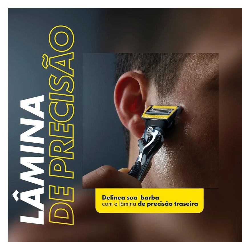 Gillette Carga para Aparelho de Barbear Proshield 4 unidades