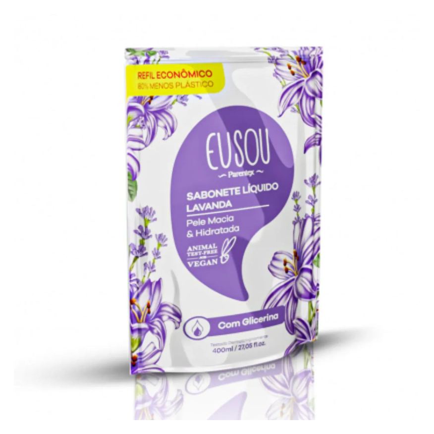 Parentex Sabonete Líquido Eu Sou Lavanda Refil 400ml