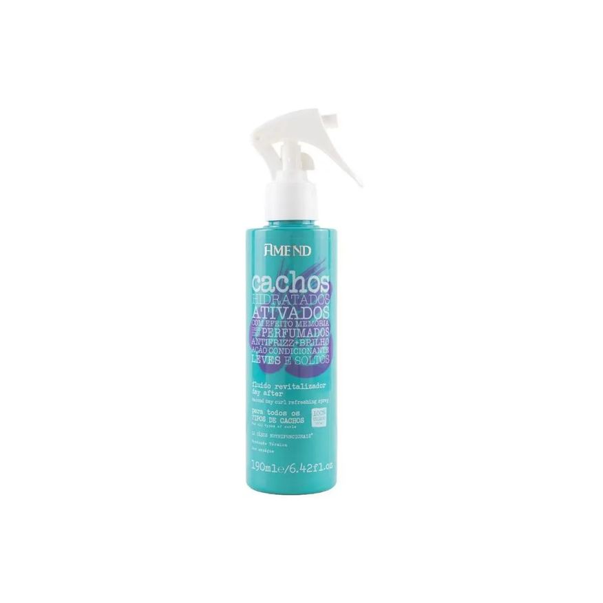 Amend Cosméticos Fluido Revitalizador Cachos Amend Definição e Hidratação 190ml