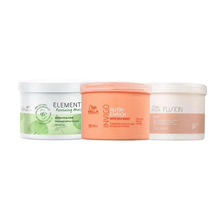 Wella Professionals Kit Wella Expert Cronograma Capilar Máscaras 500ml