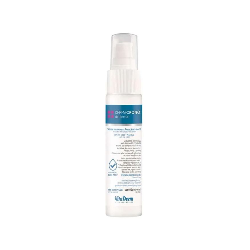 Vita Derm Hipoalergênica Dermacrono Serum Hidratante com Ácido Hialurônico 50ml