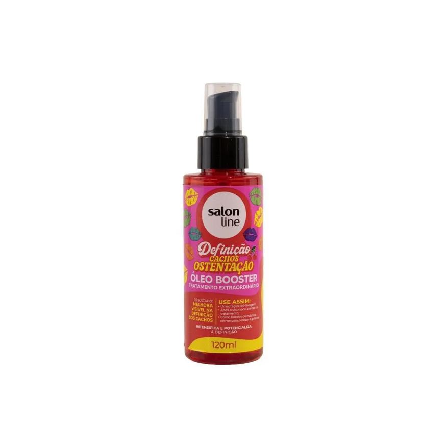 Salon Line Óleo Booster Capilar Cachos Ostentação 120ml