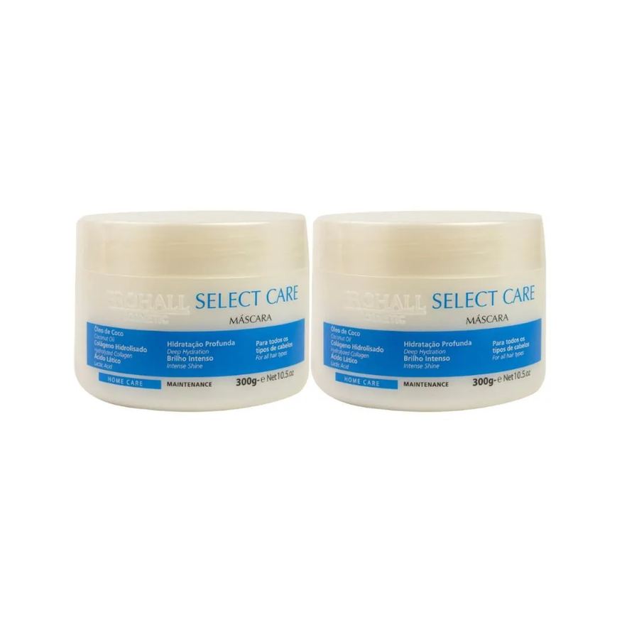 Prohall Cosmetic Select Care Hidratação Kit 2 Máscara 300g