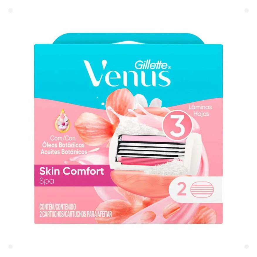 Gillette Carga para Aparelho Venus Skin Comfort Spa 2Un