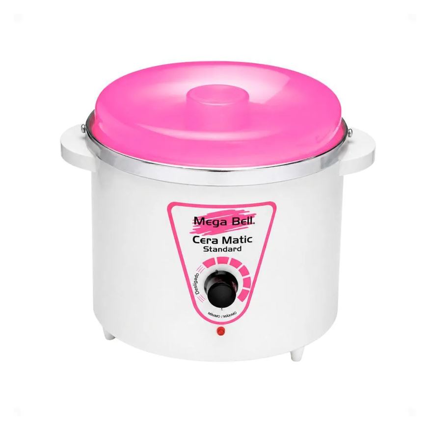 Mega Bell Cera Matic Standard com Refil Capacidade 900g Rosa