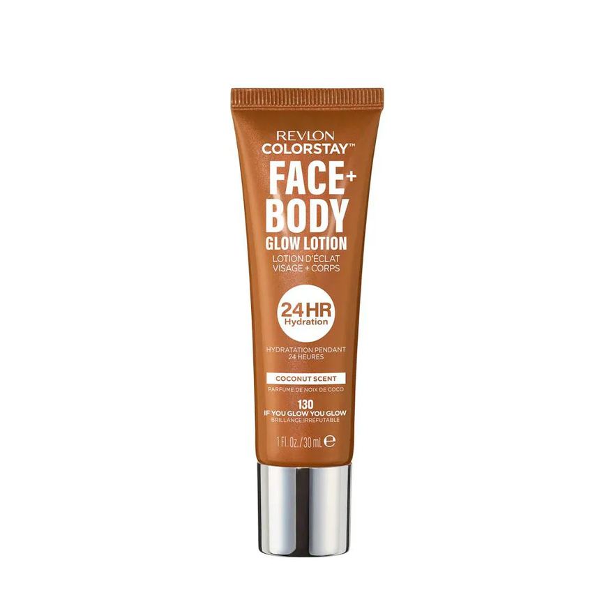 Revlon Colorstay Face + Body Glow Lotion If You Glow You Glow 130 - Iluminador 30ml Marrom