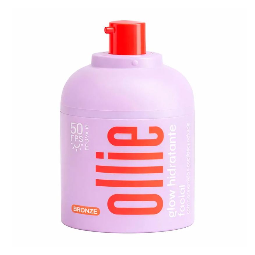 Ollie Glow Bronze Fps 50 - Protetor Solar 30ml Bronze Glow