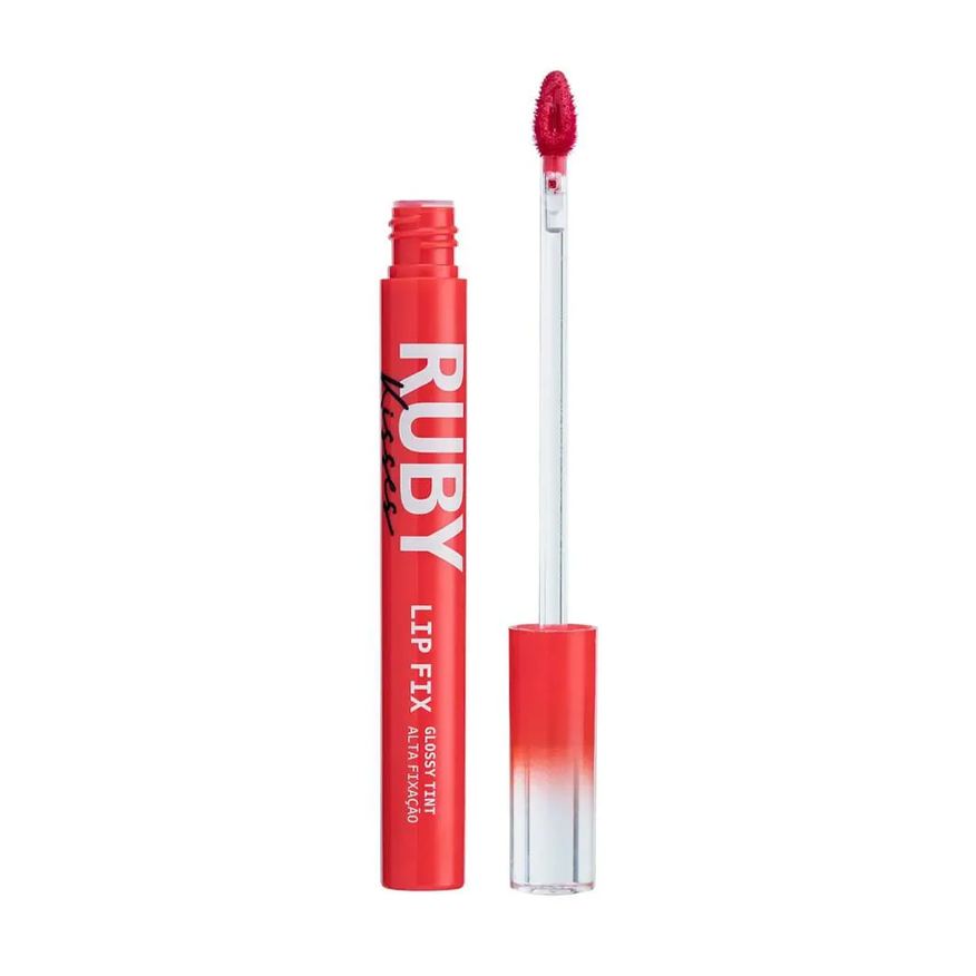 Ruby Kisses Lip Fix Glossy Tint - Cherry Kiss
