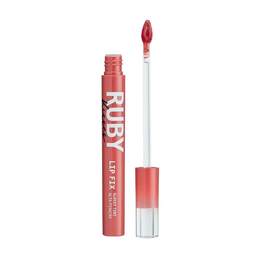 Ruby Kisses Lip Fix Glossy Tint - Gloss Labial Coral Dream