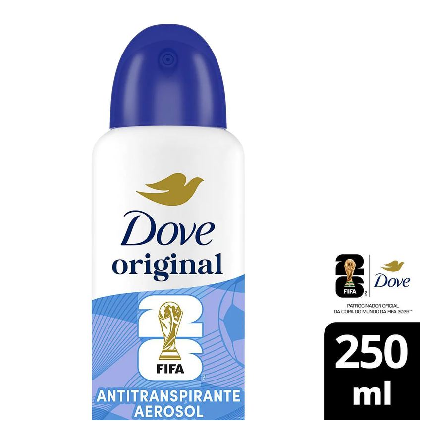 Dove Desodorante Antitranspirante Aerosol Original Feminino 72h 250ml