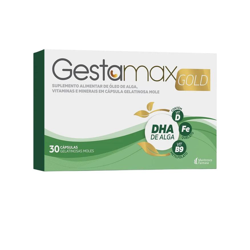 Gestamax Polivitamínico Gold para Gestantes 30 cápsulas