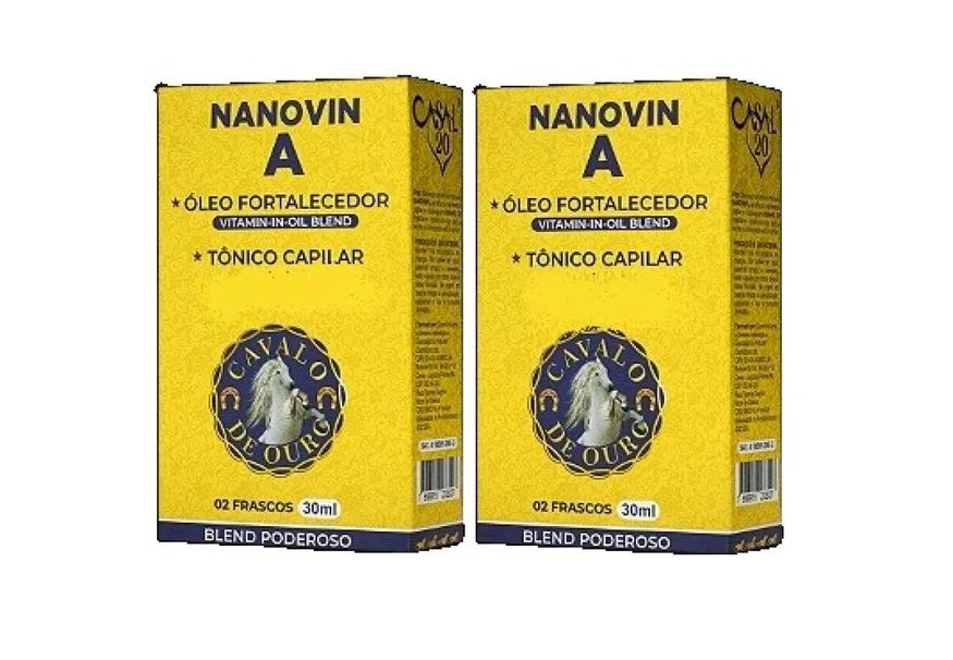 Nanovin a Kit 2 Casal 20 Crescimento Capilar Anti Queda