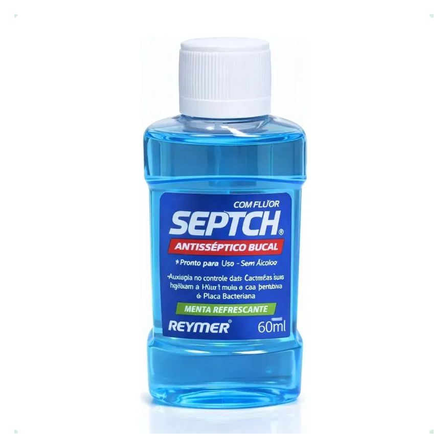 Reymer Enxaguante Bucal Setpch com Flúor 60ml sem Álcool