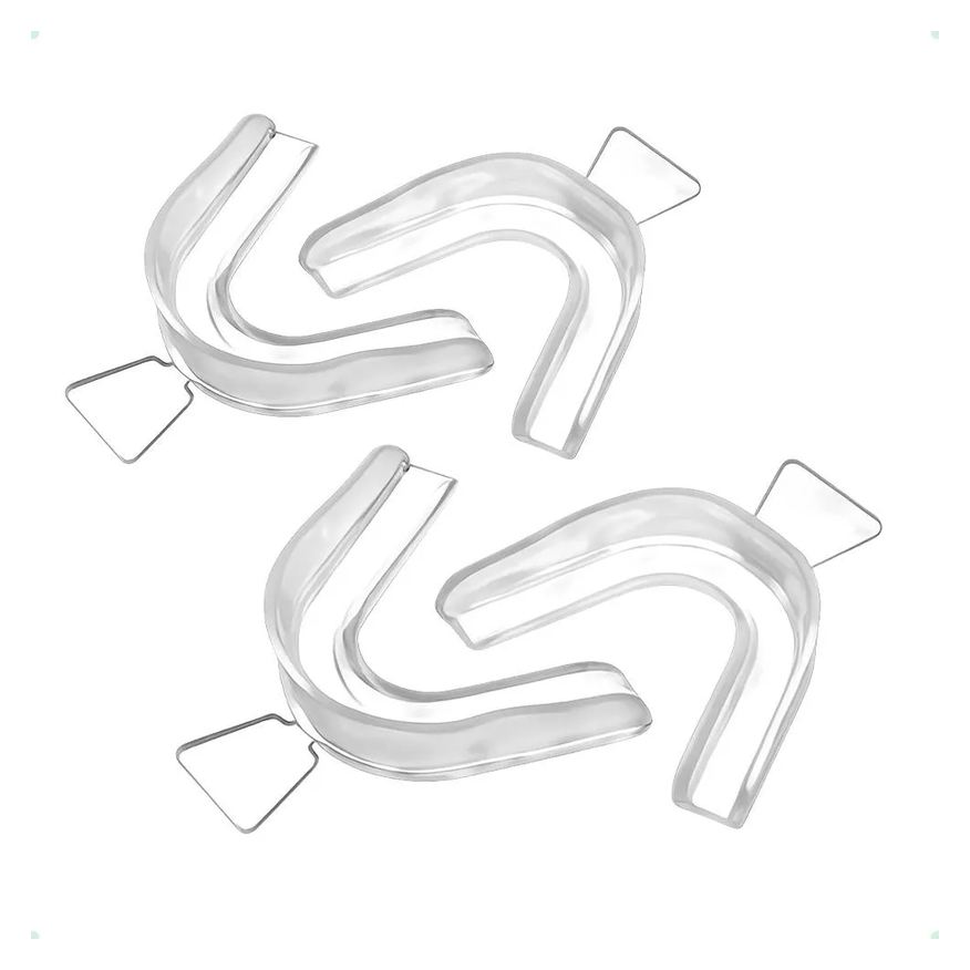 Kit 4 Moldeiras Clareamento Dental Termomoldável Silicone