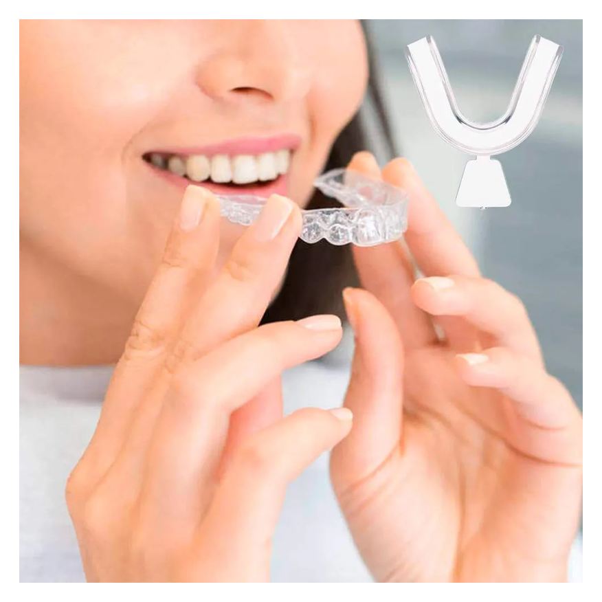 Kit 6 Moldeiras Clareamento Dental Termomoldável Silicone