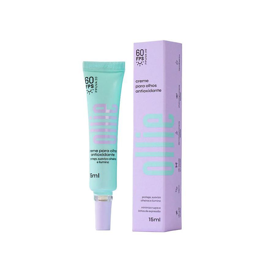 Ollie Creme para Área dos Olhos Antioxidante FPS 60 15ml